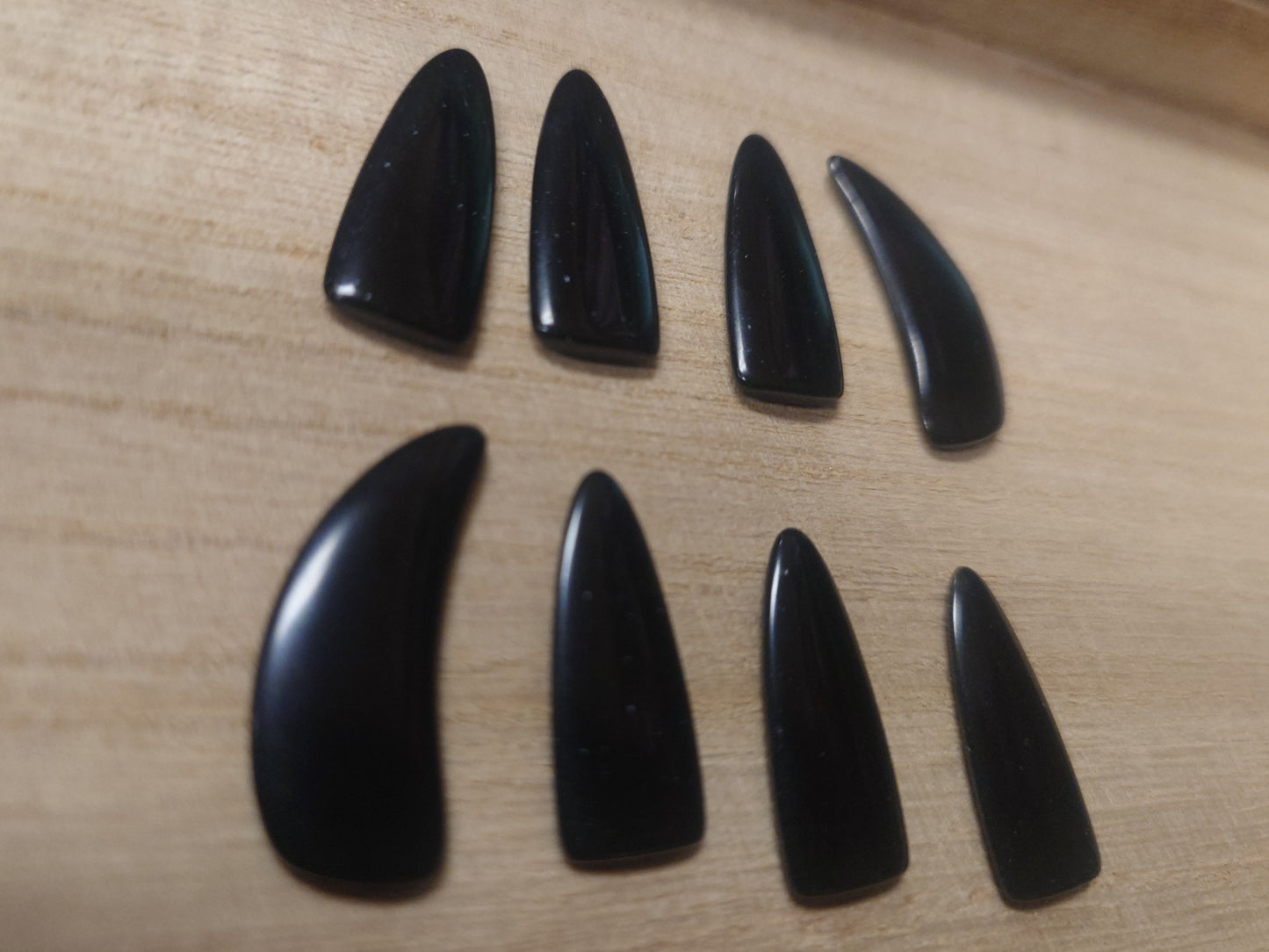 Professional Guzheng Picks Conservatory Style (Bone China) - Both Hands Thickness 3.0mm