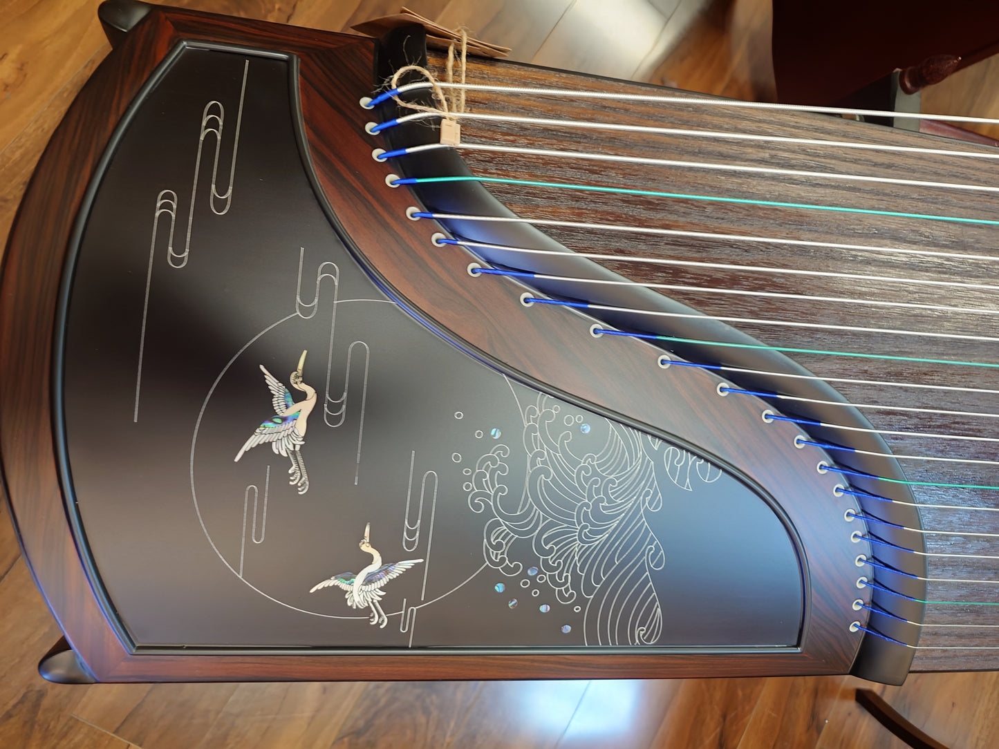 Tangxiang Indian Rosewood Guzheng with Inlay "Autumn Says"