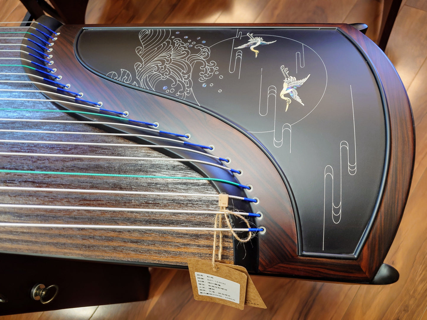 Tangxiang Indian Rosewood Guzheng with Inlay "Autumn Says"