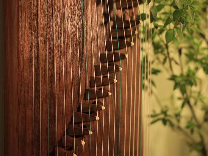 39"(100cm) Dunhuang Bubinga Guzheng "Natural Essence"