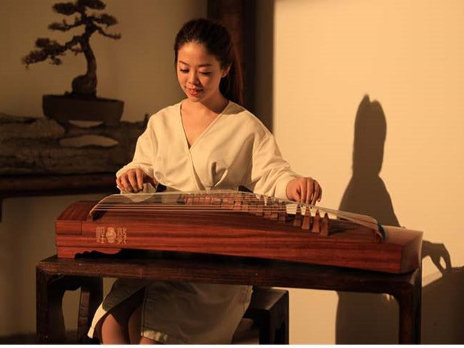 39"(100cm) Dunhuang Bubinga Guzheng "Natural Essence"