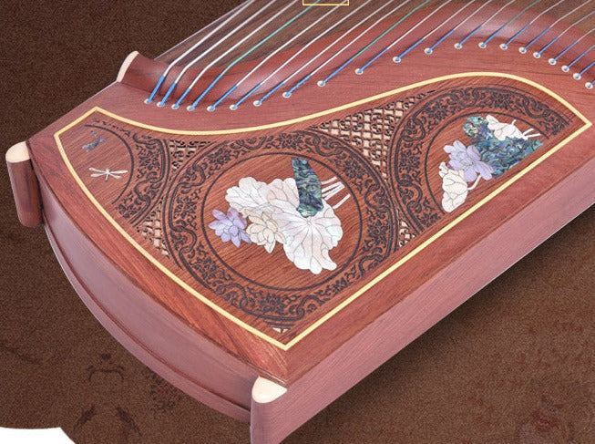 Dunhuang Bubinga 6694LL Guzheng "Hibiscus in the Pond"