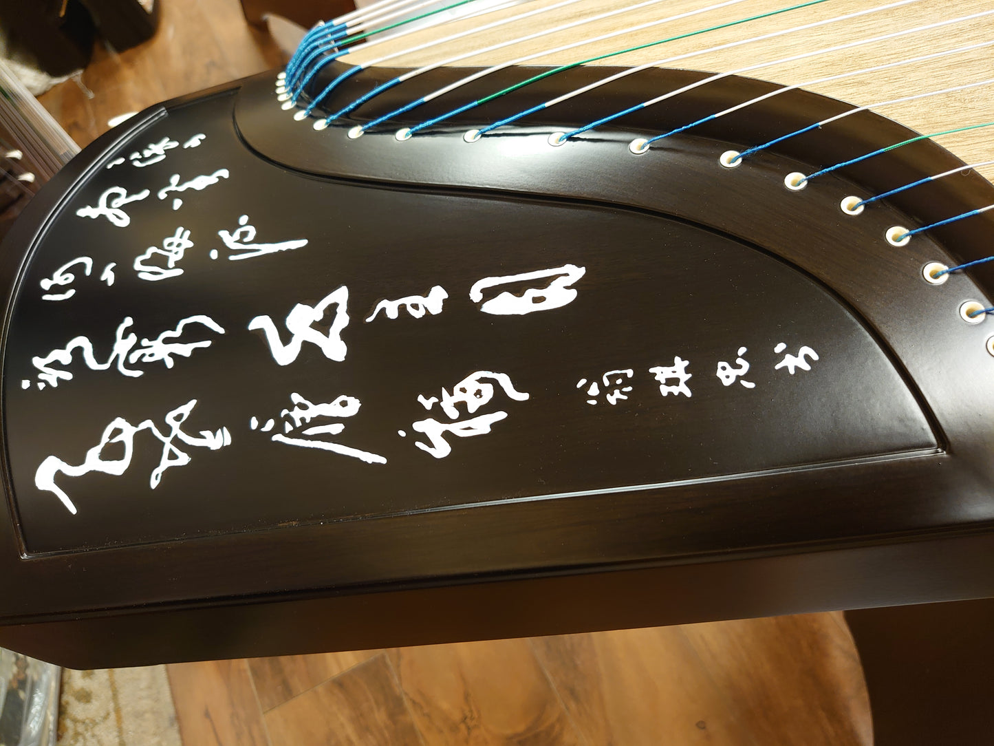 Tiansheng Professional Blackwood Guzheng with Bone Powder Inlay "Noble"