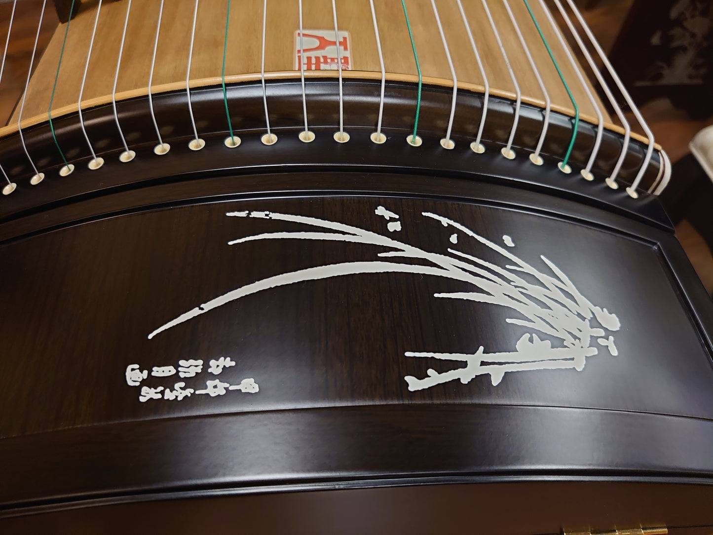 Tiansheng Professional Blackwood Guzheng with Bone Powder Inlay "Noble"